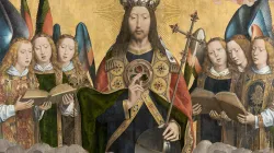 Christus, der wahre König, mit musizierenden Engeln, gemalt von Hans Memling um 1480 / Wikimedia (CC0)