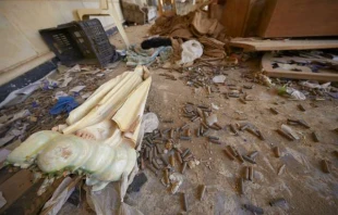 Die vom IS geschändete Kirche der Unbefleckten Empfängnis im irakischen Bakhdida  / ACN / Jaco Klamer