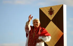 Papst Benedikt bei der Ankunft zum Weltjugendtag in Sydney am 17. Juli 2008 / CNA / WYD Trust