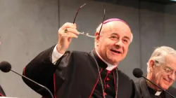 Erzbischof Vincenzo Paglia bei einem Termin im Presse-Saal des Heiligen Stuhls. / CNA/Daniel Ibanez