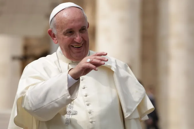 Papst Franziskus auf dem Petersplatz am 2. September 2015