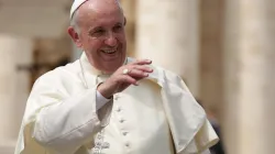 Papst Franziskus auf dem Petersplatz am 2. September 2015 / CNA/Daniel Ibanez