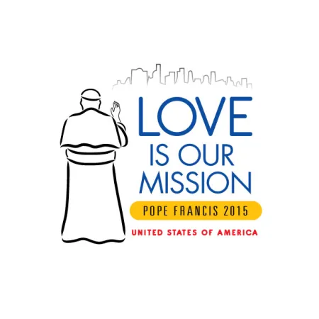 Das Poster zum Papstbesuch in den USA