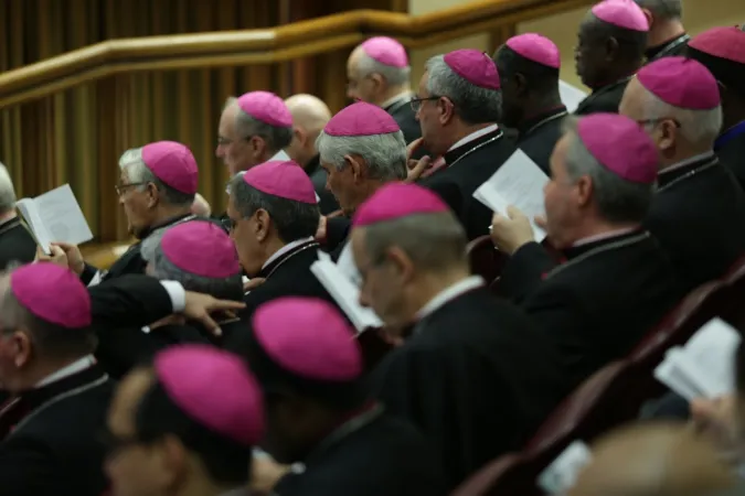 Treffen der Kardinäle und Bischöfe am 14. Oktober 2015 in der Synodenhalle.