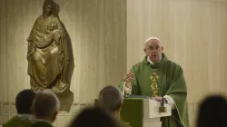 Papst Franziskus predigt im Domus Sanctae Marthae / L'Osservatore Romano