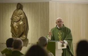 Papst Franziskus predigt im Domus Sanctae Marthae / L'Osservatore Romano