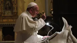 Papst Franziskus in der Kathedrale Santa Maria del Fiore am 10. November 2015 / CNA/Marco Mancini