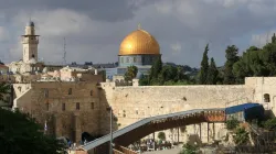 Felsendom und Klagemauer in Jerusalem: Aufnahme vom 24. Mai 2016. / CNA/Kate Veik