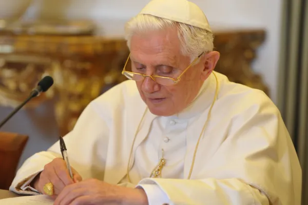 Papst Benedikt XVI. am 28. August 2010. / L'Osservatore Romano