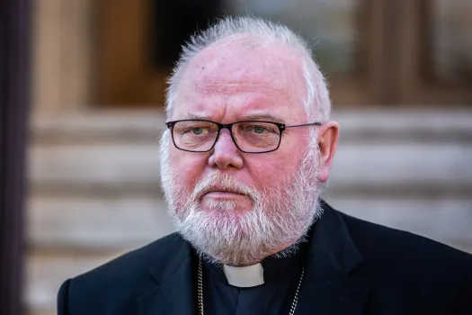 Kardinal Reinhard Marx am 24. Februar 2019 in Rom / Daniel Ibanez / CNA Deutsch