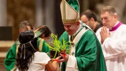 Papst Franziskus bei der Abschlussmesse der Amazonas-Synode am 27. Oktober 2019 / Daniel Ibanez / CNA Deutsch 