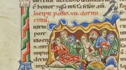 Die sieben Schläfer von Ephesus, Illumination im Weißenauer Passionale, um 1170 / Wikimedia / Gemeinfrei