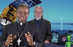 Christian Peschken (EWTN) im Gespräch mit Erzbischof Fortunatus Nwachukwu, Ständiger Beobachter des Heiligen Stuhls bei der UN in Genf / 