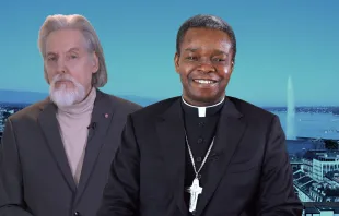 Christian Peschken (EWTN Deutschland) im Gespräch mit Erzbischof Fortunatus Nwachukwu, dem Ständigen Vertreter des Heiligen Stuhls bei der UN in Genf / 
