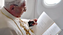 Der fliegende Papst / Buchumschlag (Ausschnitt)