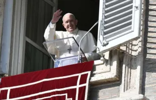 Papst Franziskus beim Angelus / Vatican Media / CNA Deutsch