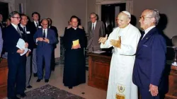 Papst Johannes Paul II. zu Besuch in der Päpstlichen Akademie der Wissenschaften / Päpstliche Akademie der Wissenschaften