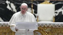 Papst Franziskus im Petersdom am Ostersonntag, 4. April 2021 / Vatican Media