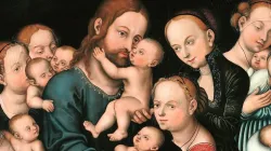 Jesus segnet die Kinder (Ausschnitt): Lucas Cranach der Ältere schuf dieses Gemälde im Jahr 1537 /  / Wikimedia (CC0)