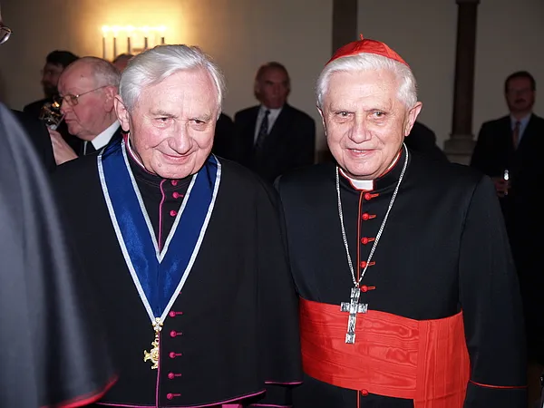 Die Brüder Georg und Joseph Ratzinger (Archivbild)