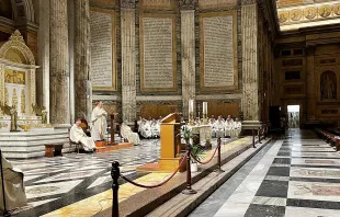 Heilige Messe in Sankt Paul vor den Mauern in Rom (17.11.2022) mit Predigt von Kardinal Reinhard Marx / Deutsche Bischofskonferenz / Daniela Elpers