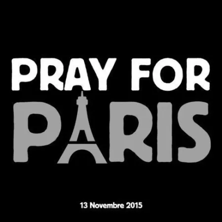 "Pray for Paris" – 13. November 2015 