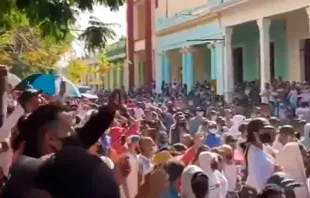 Proteste im kubanischen Holguin  / Twitter 