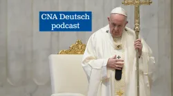 Papst Franziskus im Petersdom in der Karwoche 2020 / Vatican Media 