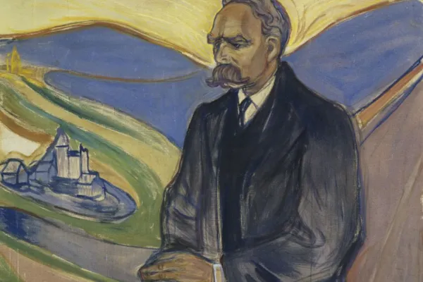 Friedrich Nietzsche, portraitiert von Edvard Munch (1906) / Wikimedia (CC0) 