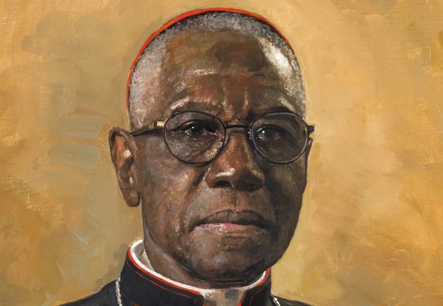Kardinal Robert Sarah: Portrait von Raul Berzosa (Ausschnitt)