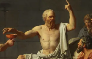 Sokrates im Gemälde von Jacques-Louis David (1787) / Wikimedia (CC0) 