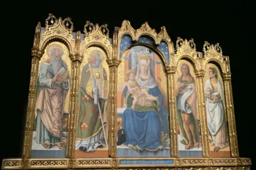 Eines der restaurierten Kunstwerke, die noch bis Januar im Vatikan zu sehen sind / CNA Deutsch