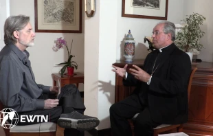 Der Erzbischof im EWTN-Interview mit Christian Peschken / www.peschken.media