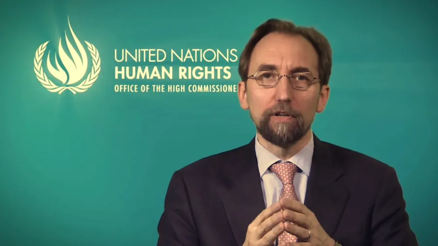 Der UN Hochkommissar für Menschenrechte, Prinz Zeid bin Ra´ad Zeid al-Hussein.