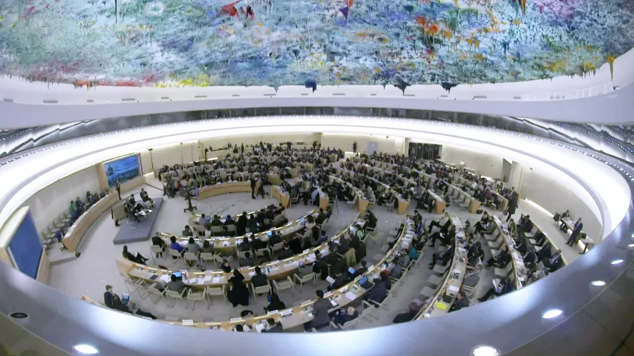 Menschenrechtssaal der UNO in Genf