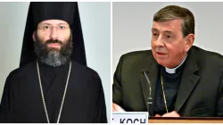 Erzbischof Job von Telmessos und Kardinal Kurt Koch. / Makarios75 via Wikimedia / CNA/Daniel Ibanez