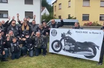Die Jesus Biker aus Schaafheim vereinen Motorradfahren und den christlichen Glauben. / Screenshot von YouTube
