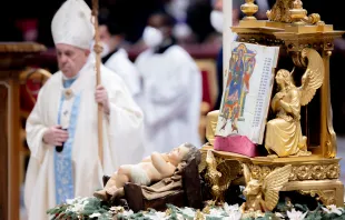 Heilige Messe am Hochfest der Gottesmutter, 1. Januar 2022, im Petersdom / Daniel Ibáñez / EWTN / Vatican Pool