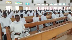 Seminaristen am Good Shepherd Major Seminary im nigerianischen Bundesstaat Kaduna, wo vier angehende Priester entführt und einer, Michael Nnadi, getötet wurden. / Good Shepherd Major Seminary Kaduna/ Facebook