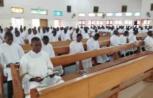 Seminaristen am Good Shepherd Major Seminary im nigerianischen Bundesstaat Kaduna, wo vier angehende Priester entführt und einer, Michael Nnadi, getötet wurden. / Good Shepherd Major Seminary Kaduna/ Facebook