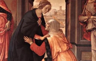 Maria besucht Elisabeth: Das Kunstwerk von Domenico Ghirlandaio enstand um 1491 / Wikimedia (CC0)