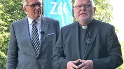Kardinal Reinhard Marx und ZdK-Vorsitzender Thomas Sternberg (CDU) am 5. Juli 2019 / Martin Rothweiler / EWTN.TV 