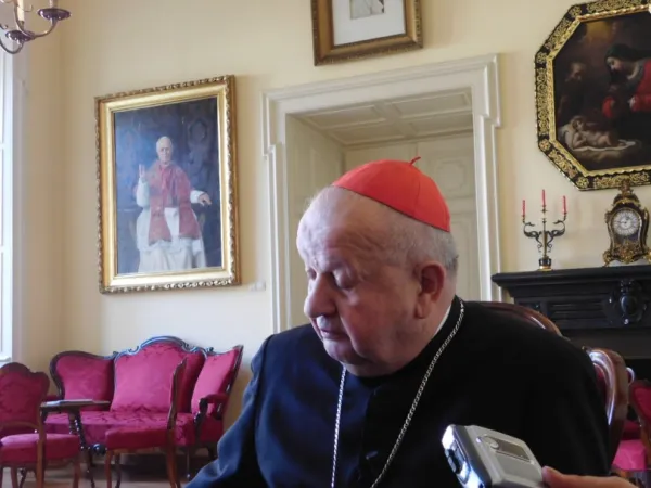 Kardinal Dziwisz im Interview am 18. März 2016.