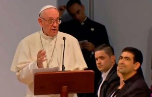 Über das geweihte Leben sprach Papst Franziskus an 9. September in Medellín. / CTV / YouTube (Screenshot)