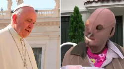 Papst Franziskus und Consuelo del Socorro Cordoba / ACI Prensa / CNN Espanol