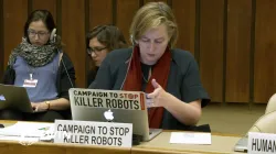 Mary Wareham von der Stop Killer Robots Kampagne / www.peschken.media