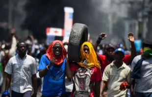 Proteste in Port-au-Prince drew nearly 2,000 am 13. Juni 2019. / Chandan Khanna/AFP/Getty Images