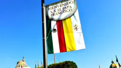 Bereit für den Papst? Beflaggung in Mexiko-Stadt am 11. Februar 2016, Vorabend der Anreise von Franziskus / CNA/David Ramos