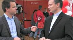 Im Gespräch mit dem katholischen Fernsehsender EWTN.TV sprach der kürzlich zum Generalvikar von Köln ernannte Markus Hofmann über den Katholikentag.
 / EWTN.TV