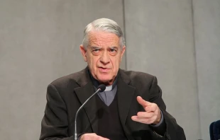 Pater Federico Lombardi bei einer Presse-Konferenz am 19. November 2015. / CNA/Daniel Ibanez